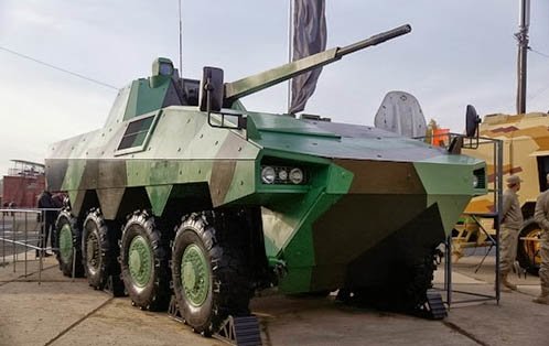 На международной выставке вооружений «IDEX-2015» будет продемонстрирован БМП «Атом» полностью российского производства
