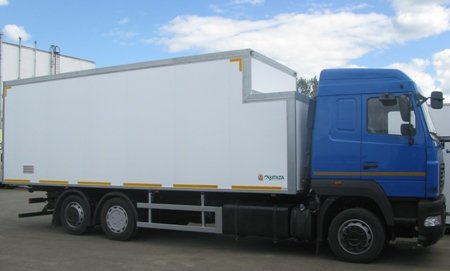 изотермический фургон на шасси МАЗ 631019-425-031 (фото ООО «МАЗ-Купава»)